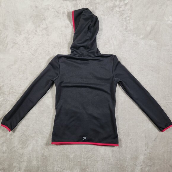Puma Cell Girls Hooded Jacket Black Size XL - Picture 2 of 11